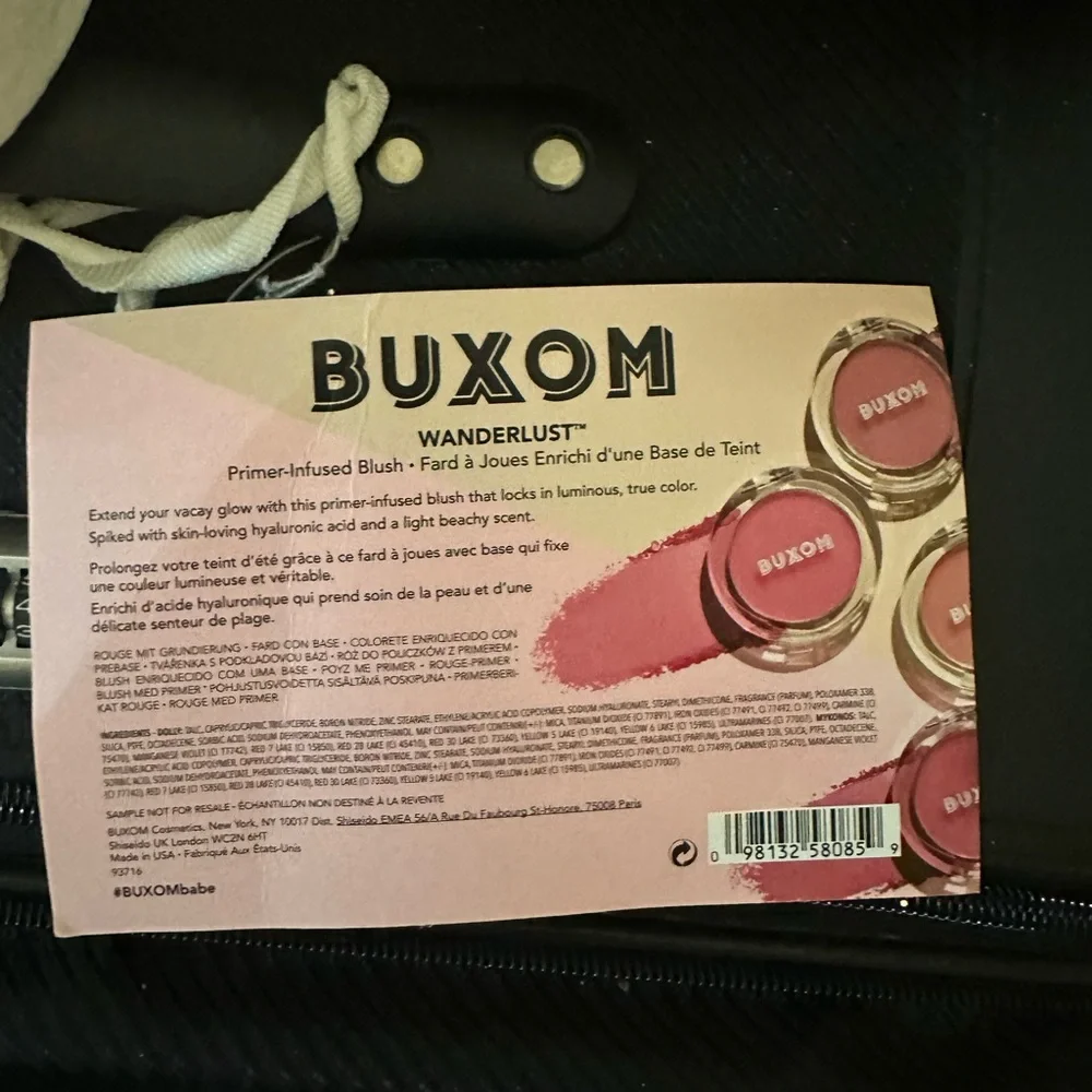 Buxom Wanderlust Blush Duo - SAMPLE